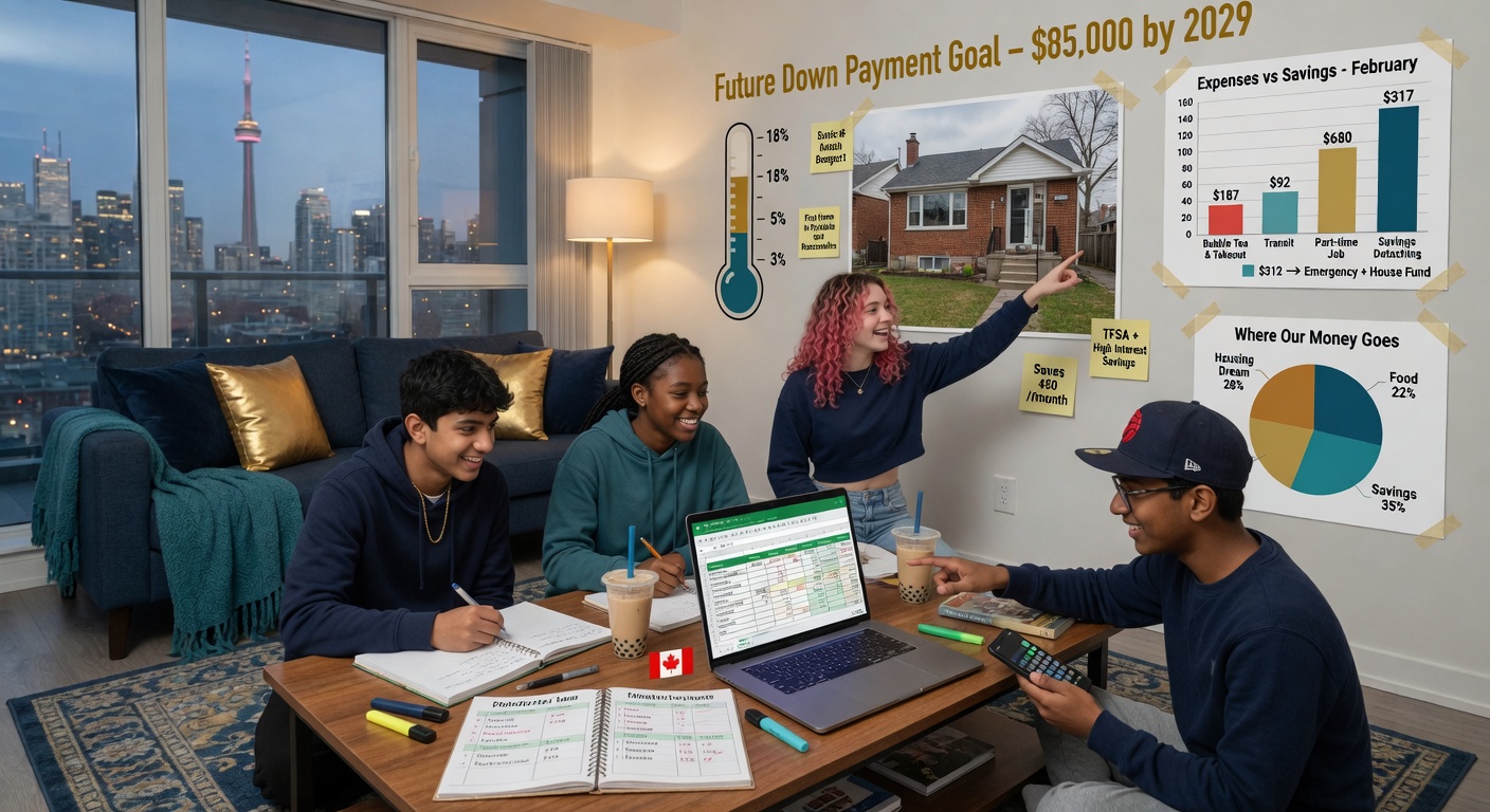 Teen budget simulator for future home savings
