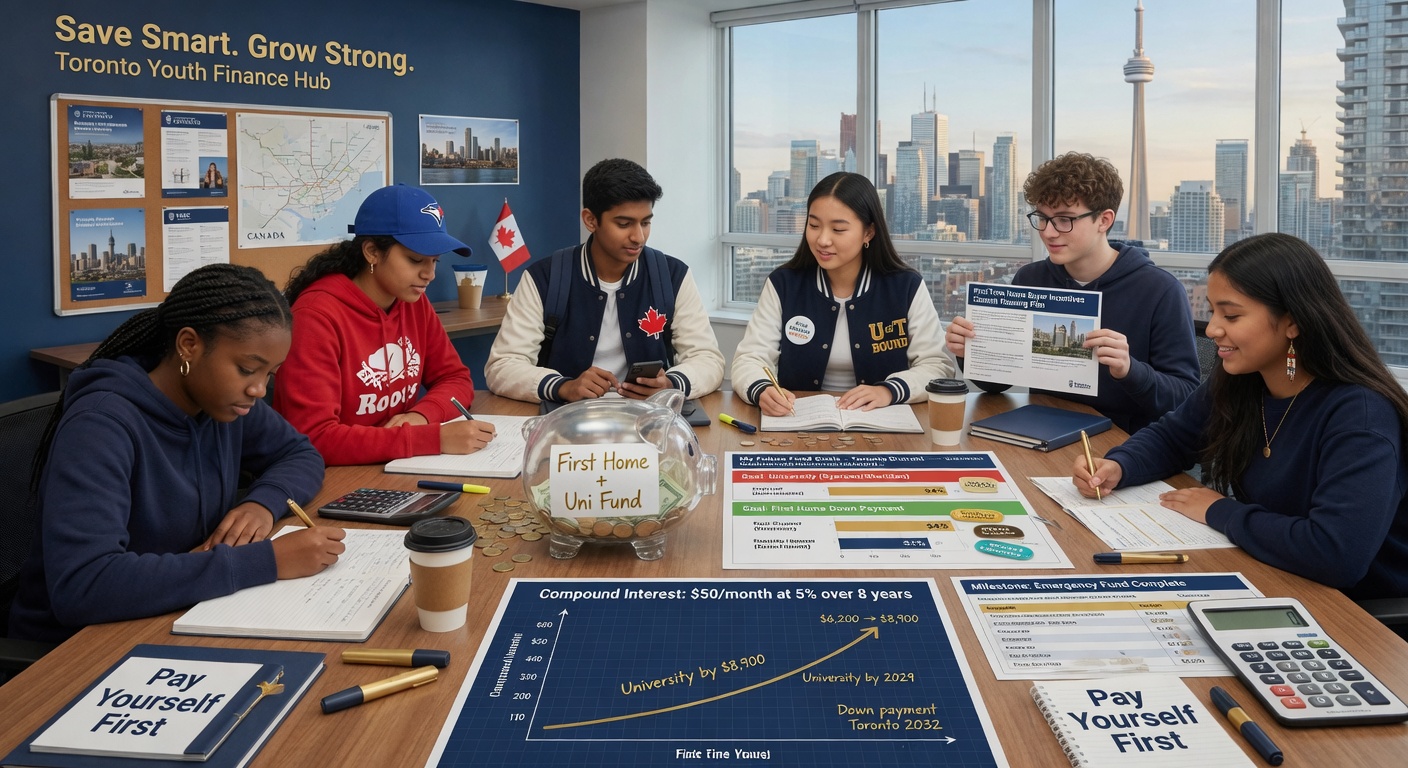 Teens planning savings for first home or university in Toronto