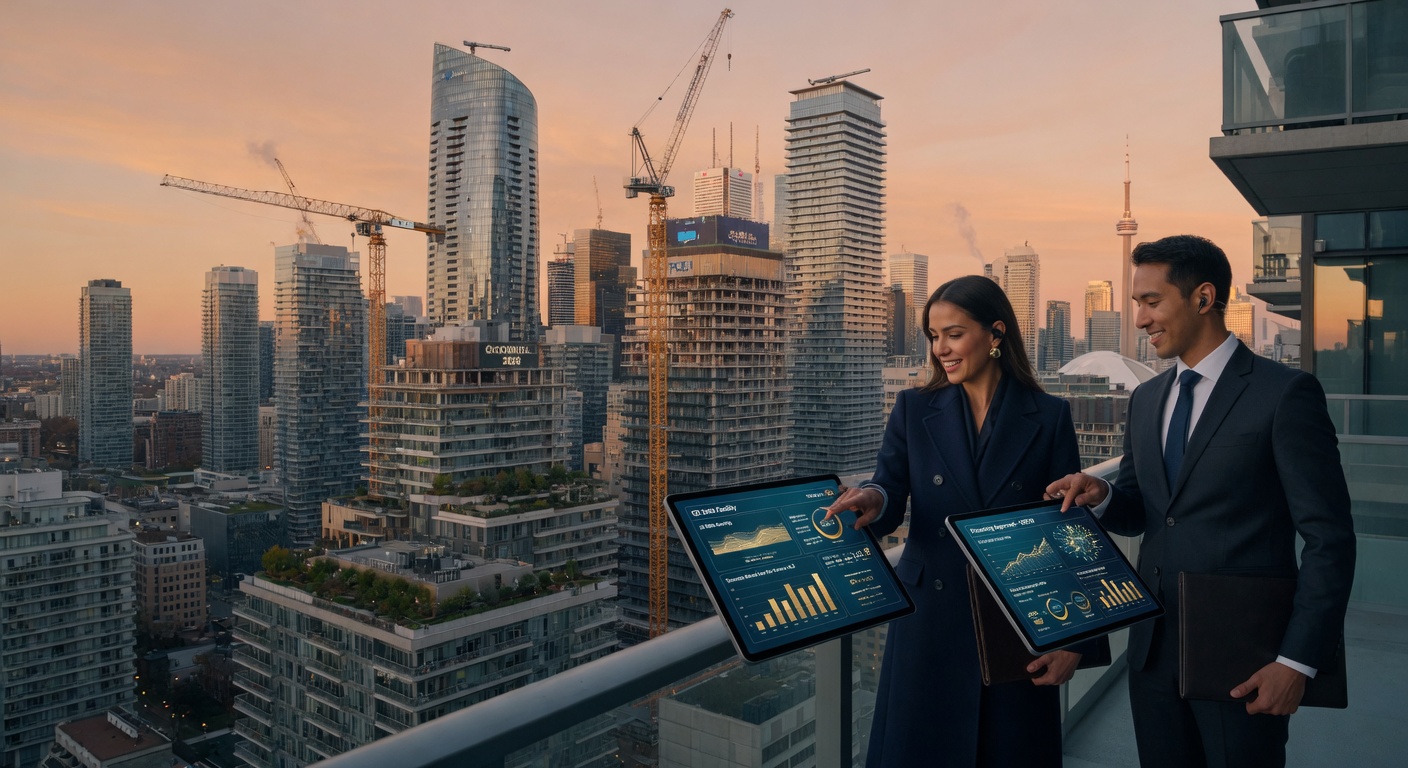 Toronto high-rise commercial development financing with professionals using AI models